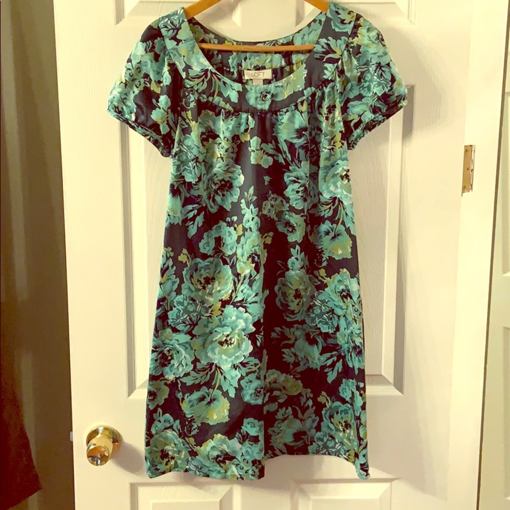 Loft floral A line dress